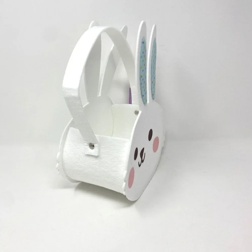 Target Novelty Felt Easter Basket White Bunny - Spritz™ Egg Hunt